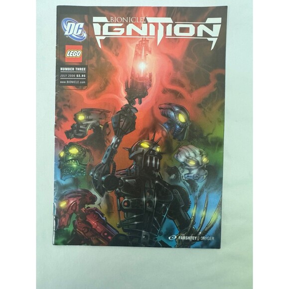 Bionicle: Ignition LEGO comic book series published by DC Comics, 2 Issues set - Picture 3 of 9